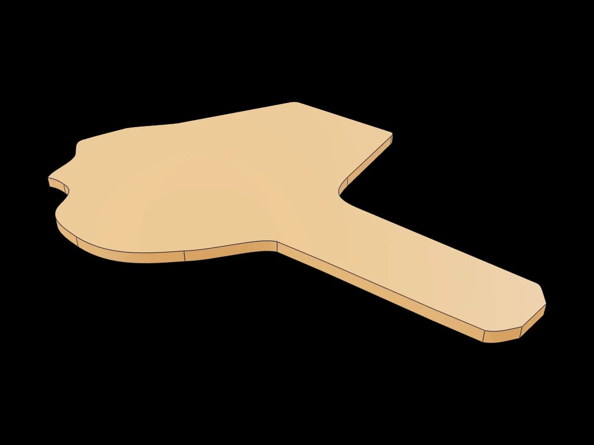 Wooden Side Panel Outline