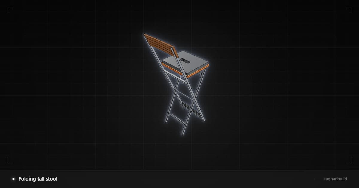 Folding Wooden Stool