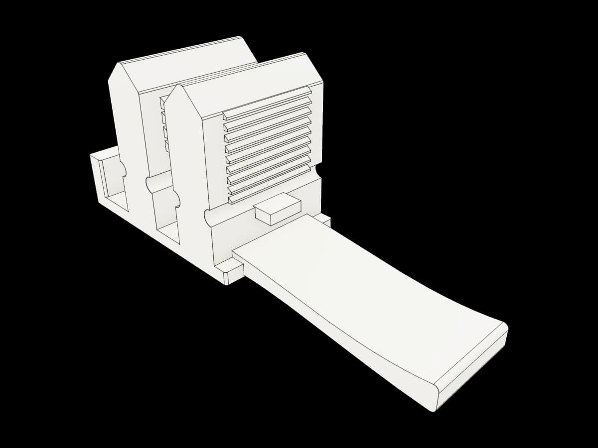 Twin Barbed Retaining Clip