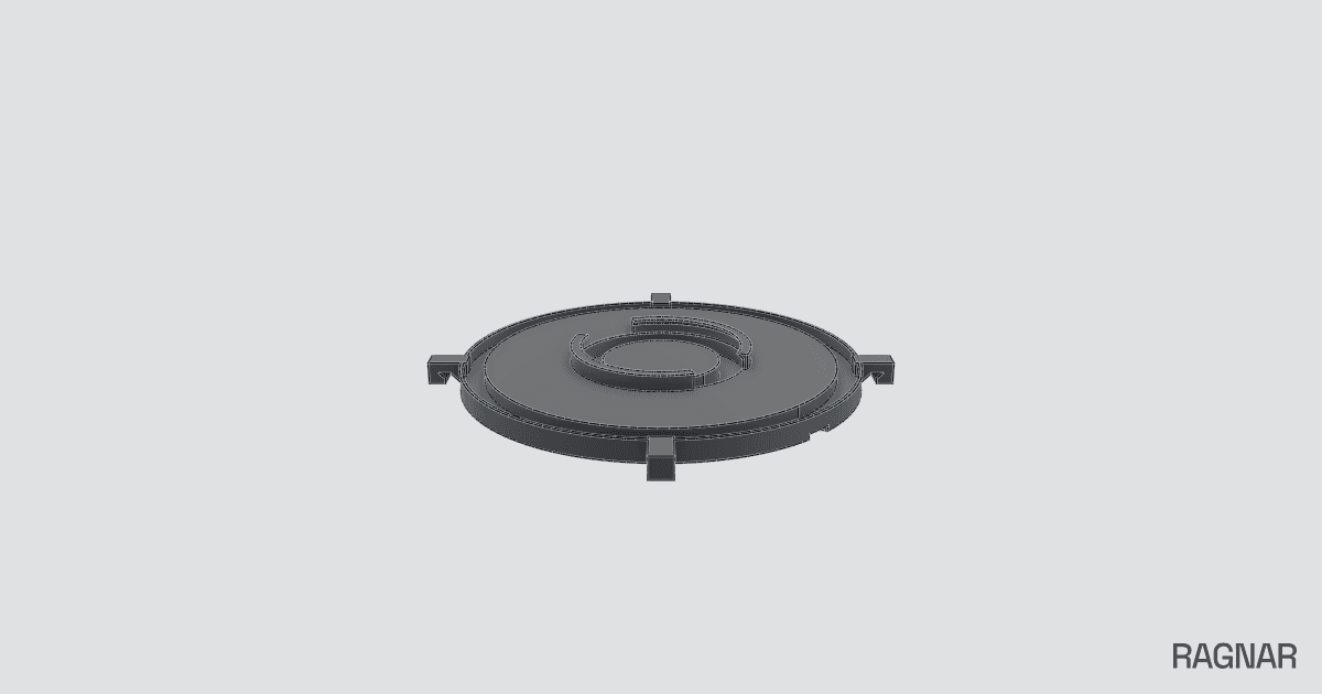 LED Halo Grill Mount