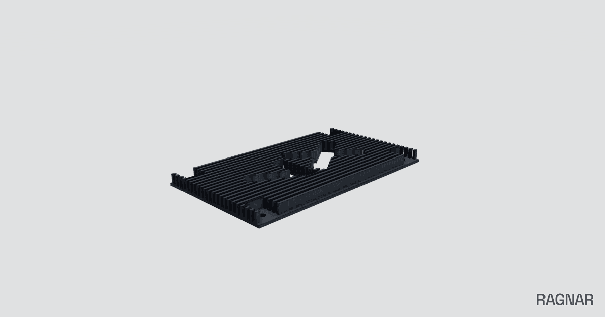 Custom rectangular plate