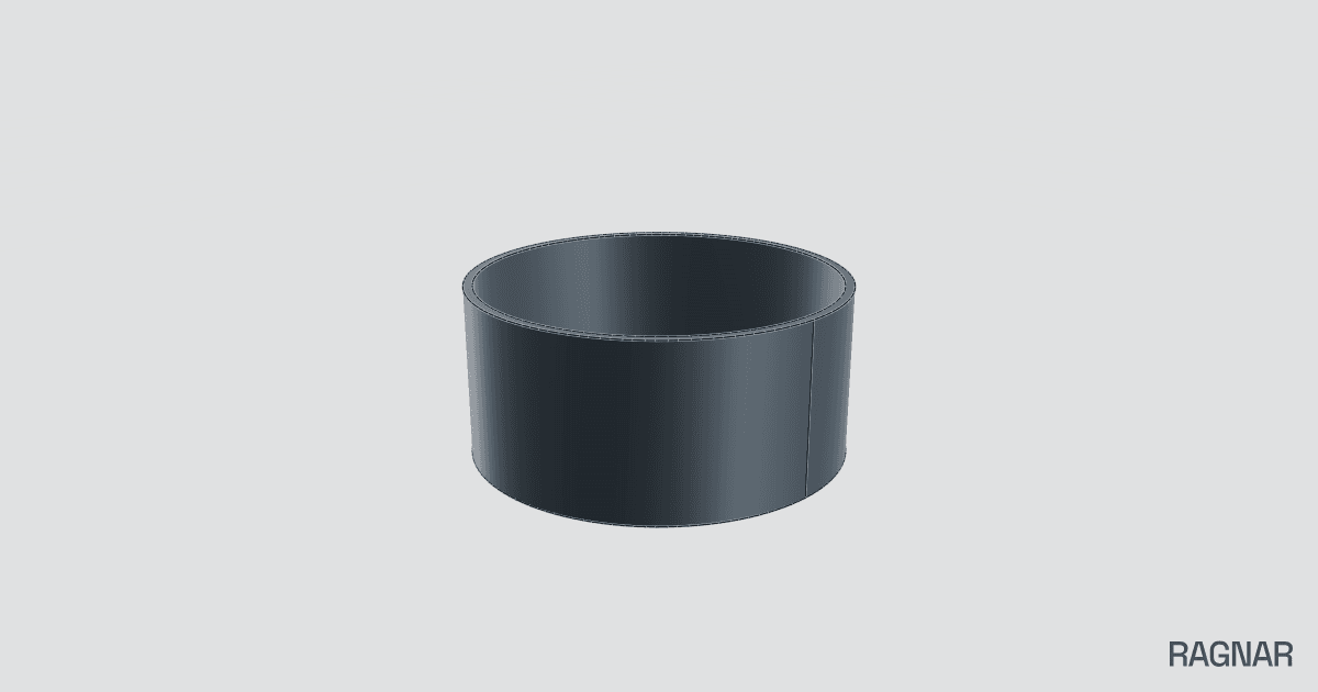 Cylindrical bowl sifter