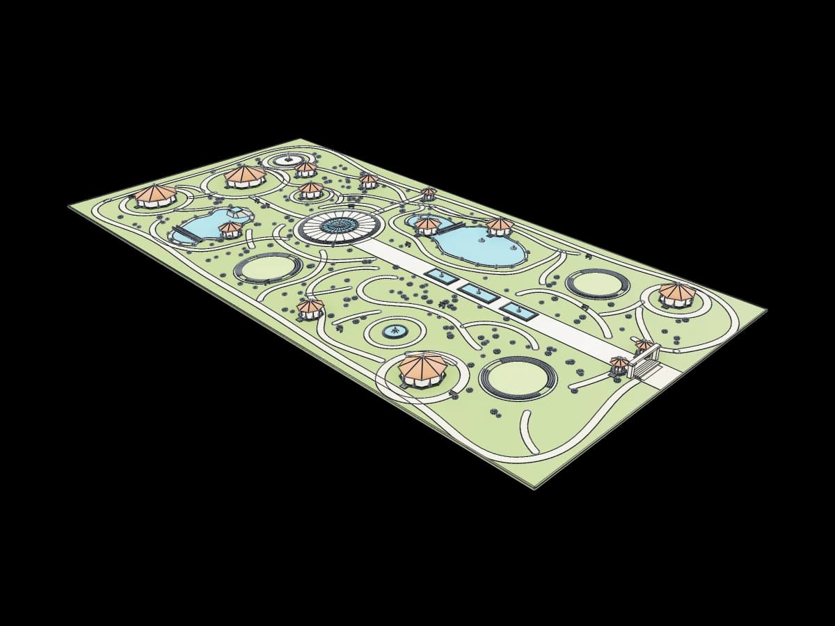 Meditation Garden Site Model