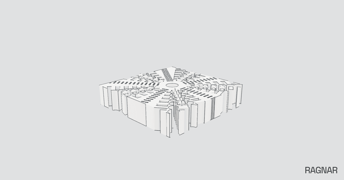 Bio-inspired square panel