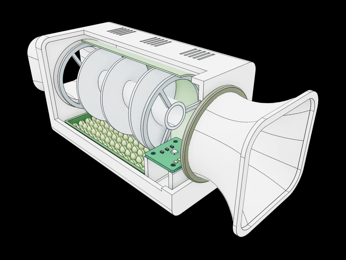 Breath Conditioner Cutaway Model