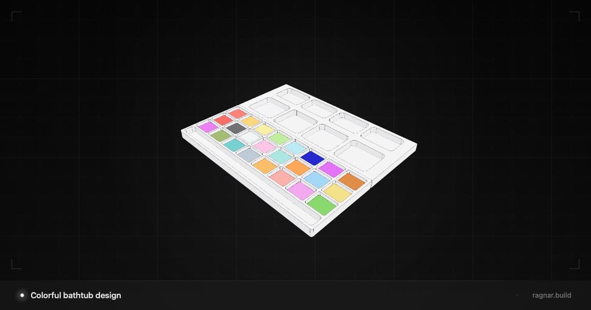 Watercolor Paint Palette