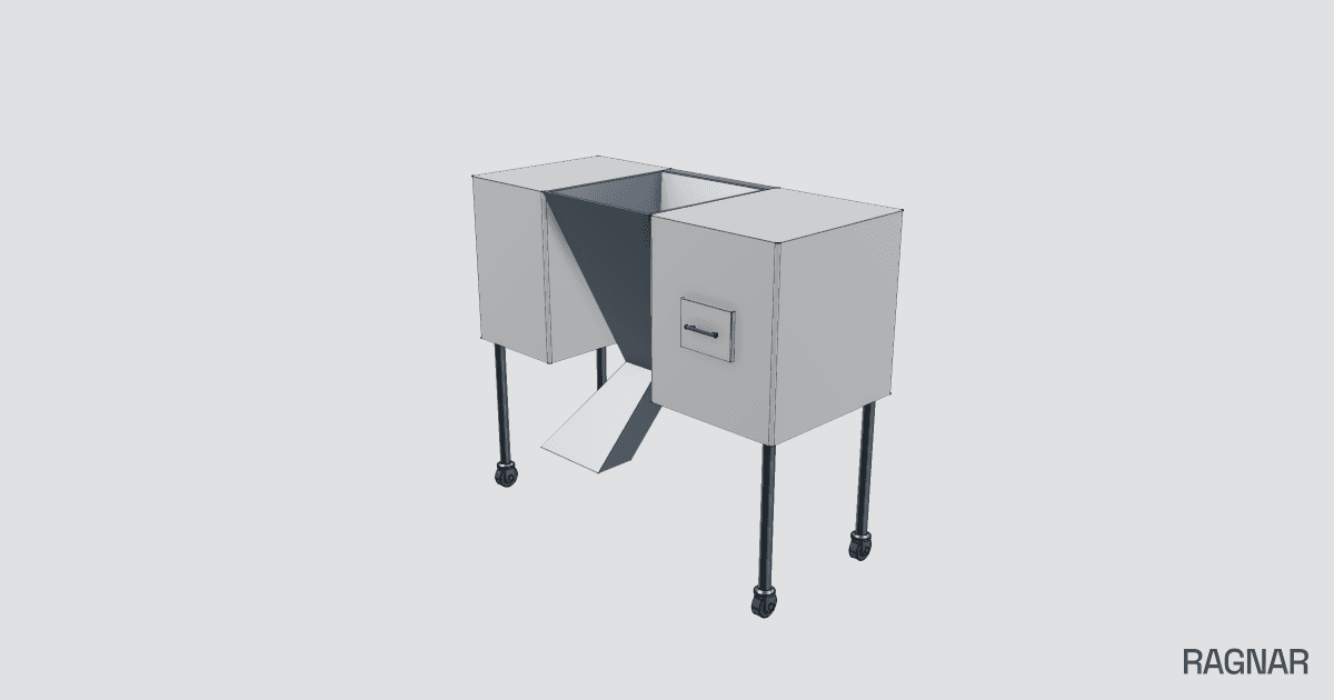 Industrial Shredder Cabinet