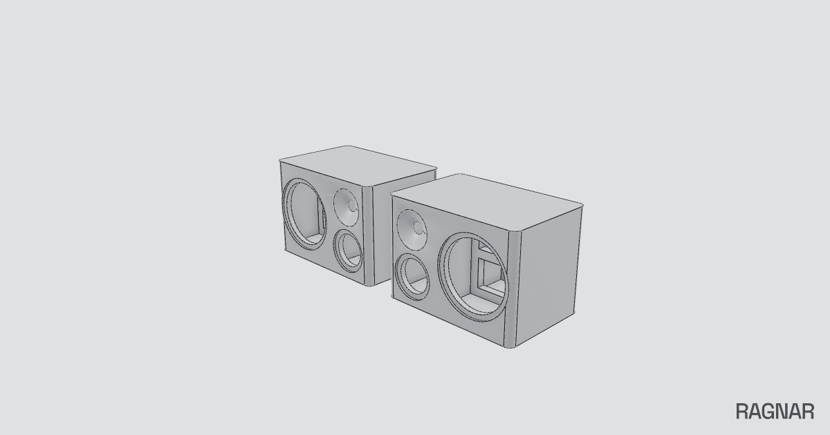 Studio monitor enclosure