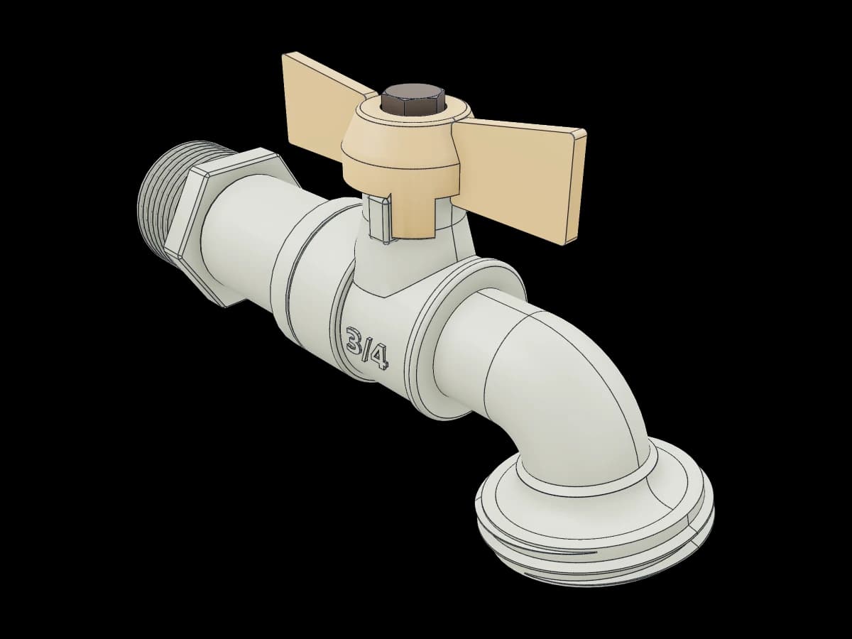 Real Scale Faucet