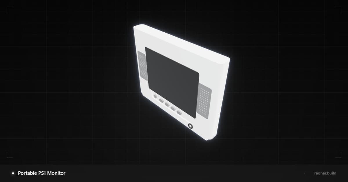 Portable PS1 Monitor