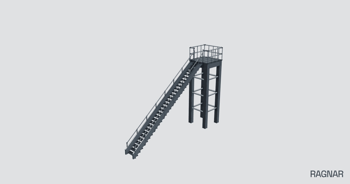 Stainless steel platform