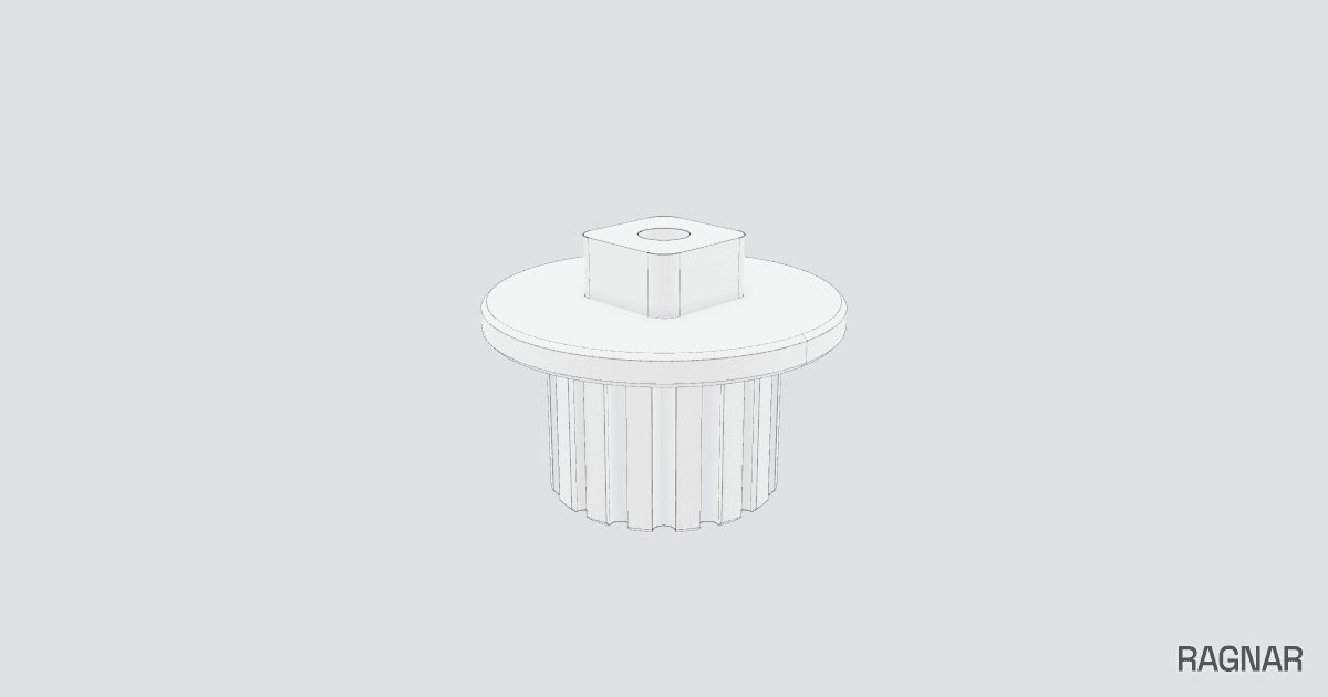 Splined Gear Cap