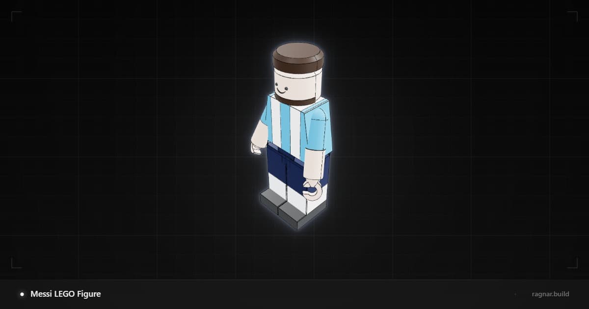 Messi LEGO Figure
