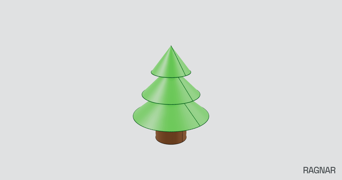 Magnetic tree model