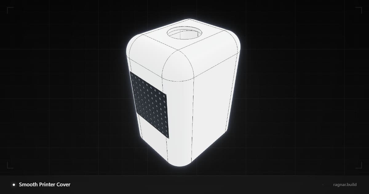 Smooth Printer Cover