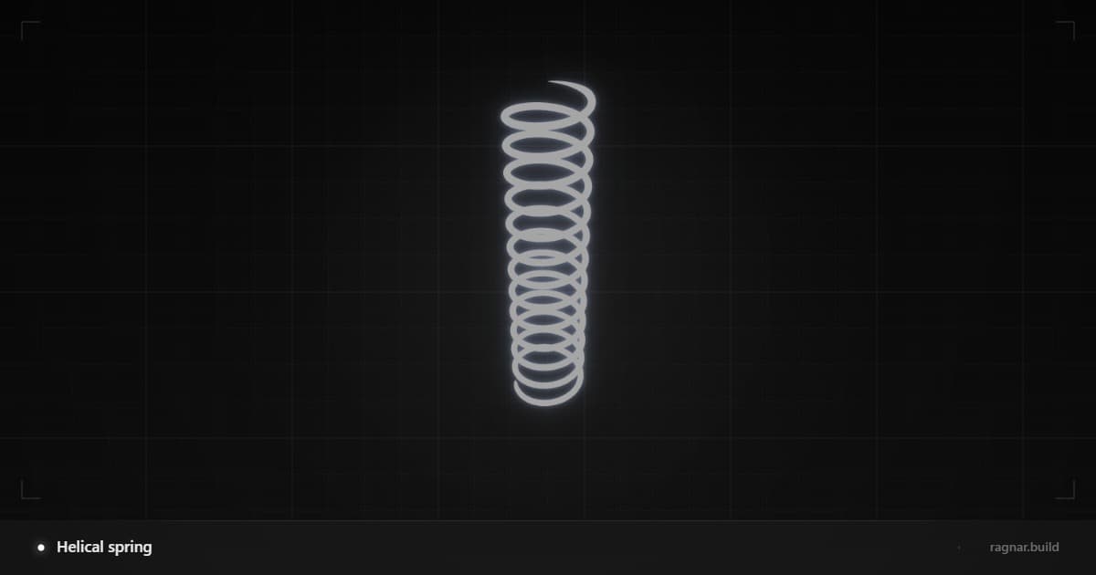 Helical spring