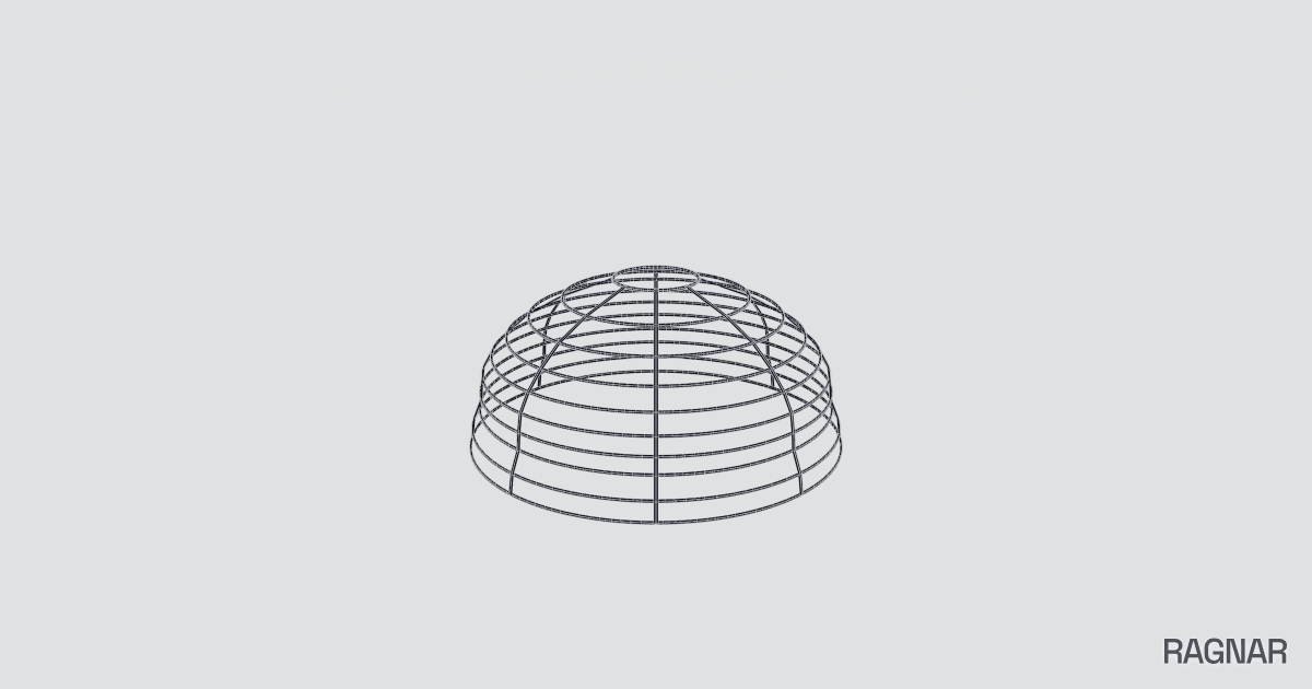 Large Hoopskirt Frame