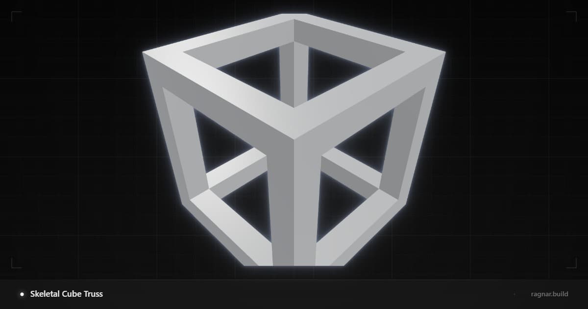 Skeletal Cube Truss