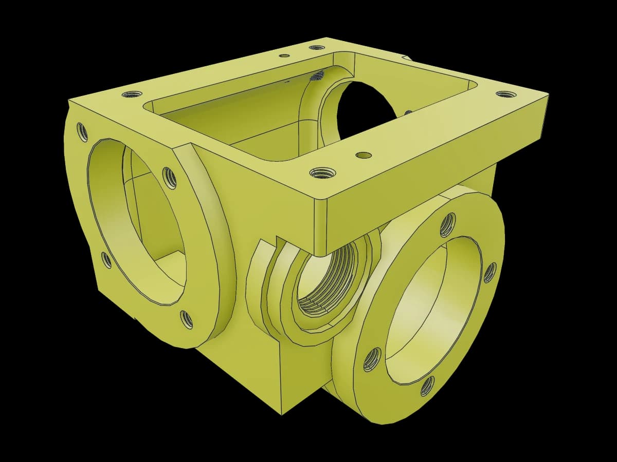 Cast Aluminum Gearbox Enclosure