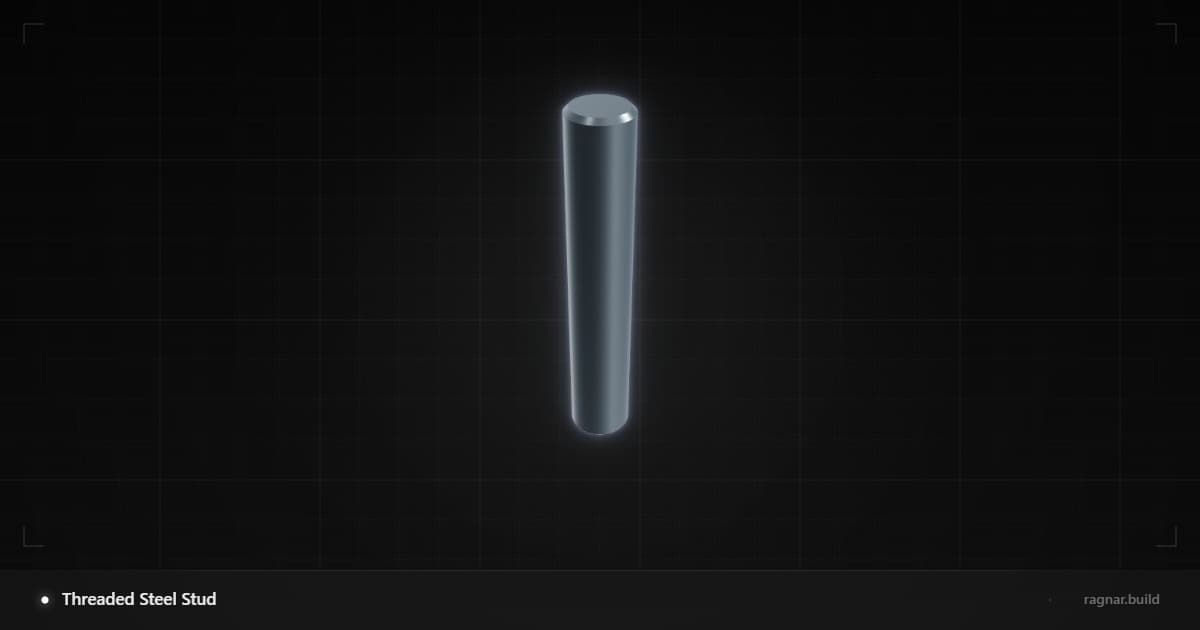 Threaded Steel Stud