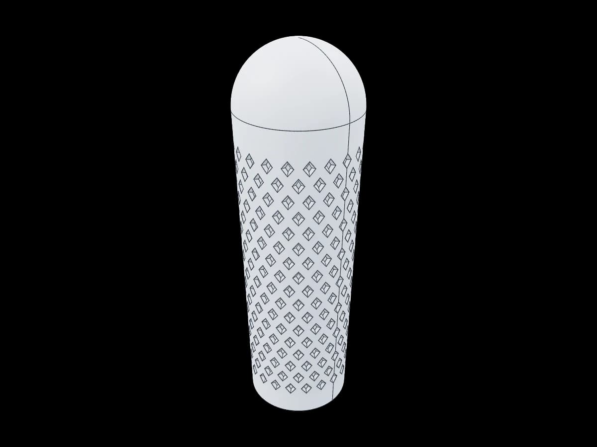 Rounded Tapered Cylinder