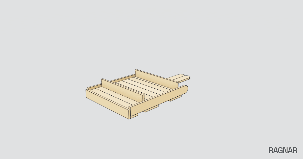 Wooden Stick Robot Chassis | Ragnar Gallery