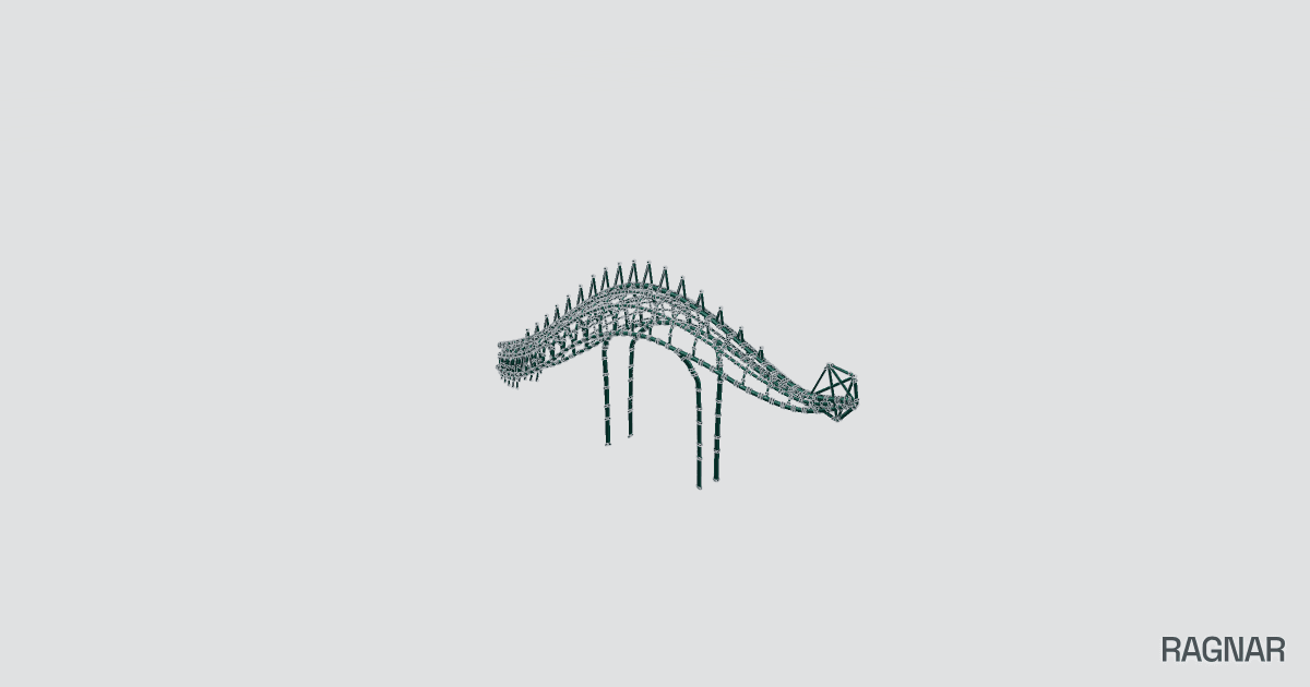 Sea monster pergola