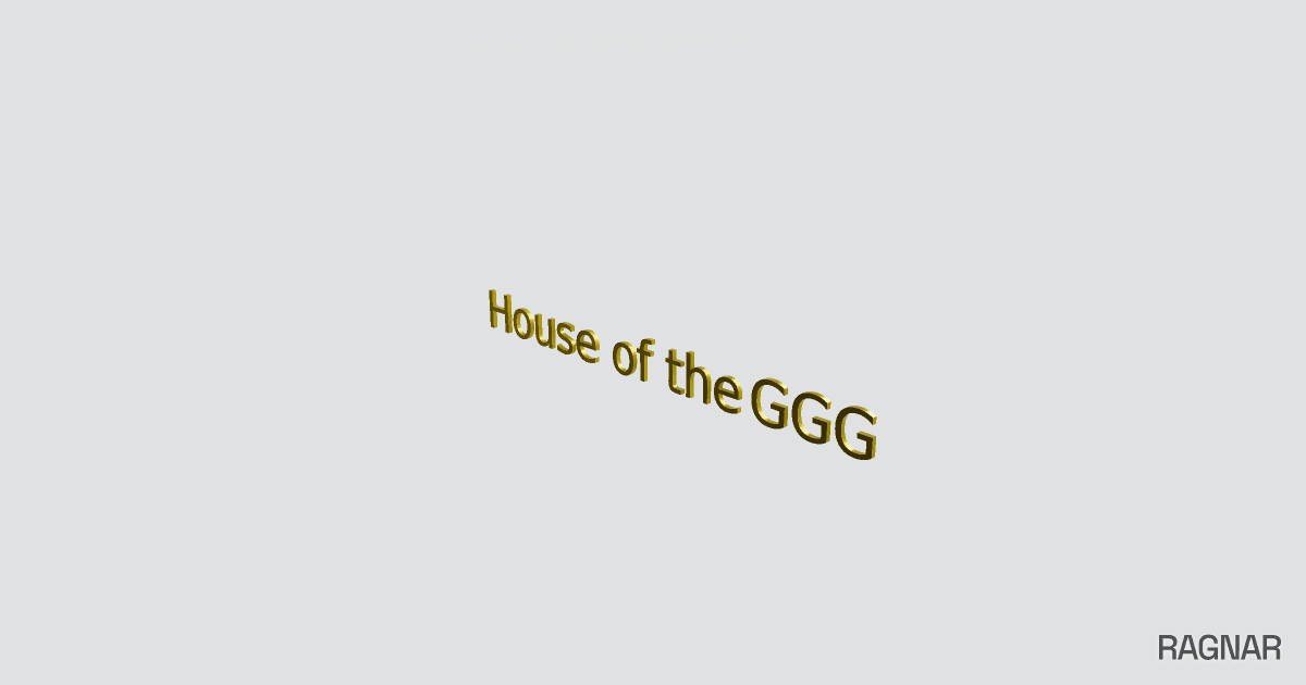Lettered house model