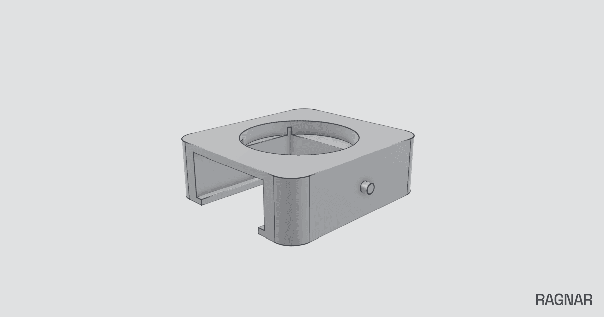 Square wristwatch case