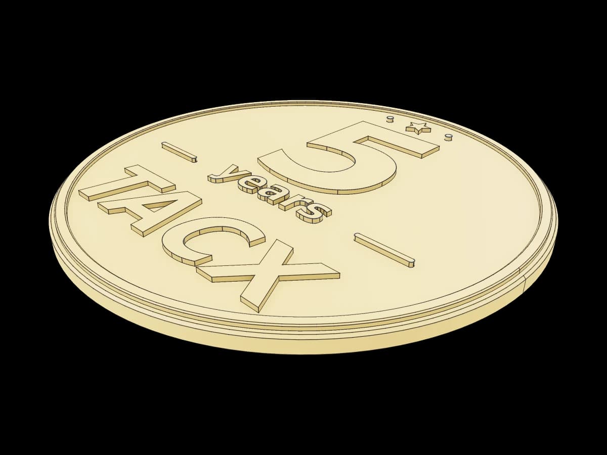 Tacx Five Years Medal