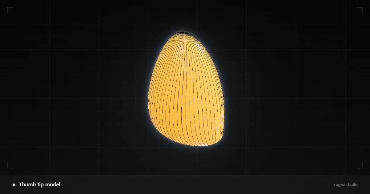 Thumb tip model
