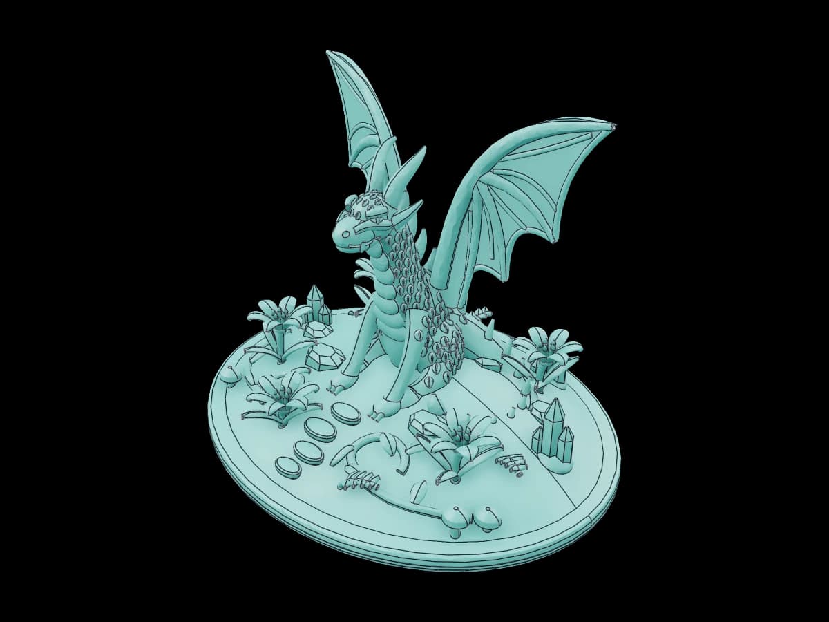 Dragon On Hill