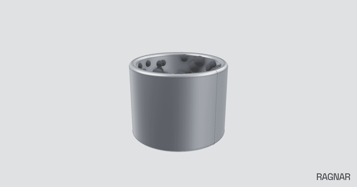 Textured internal ring