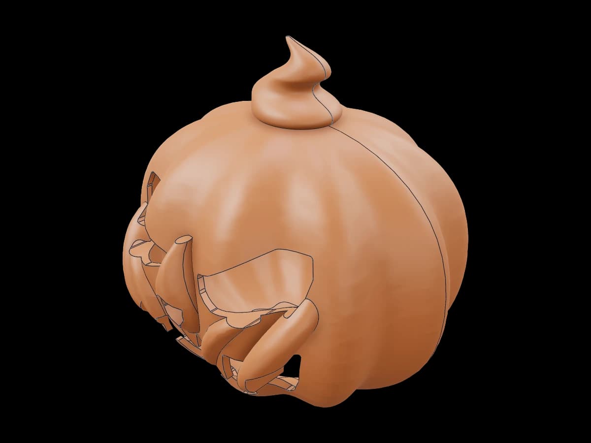 Band Mask Pumpkin