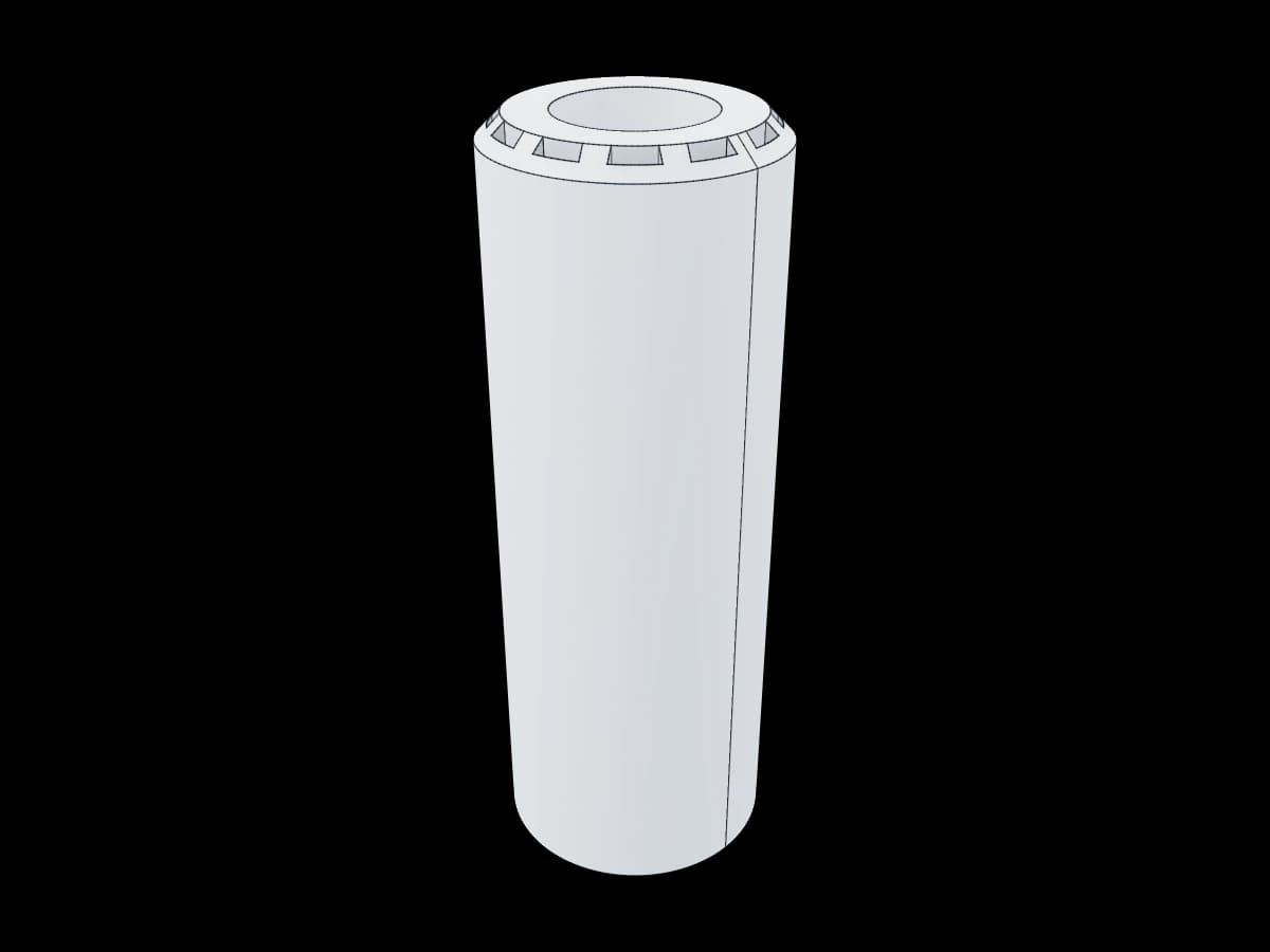 Ribbed Cylinder Sleeve