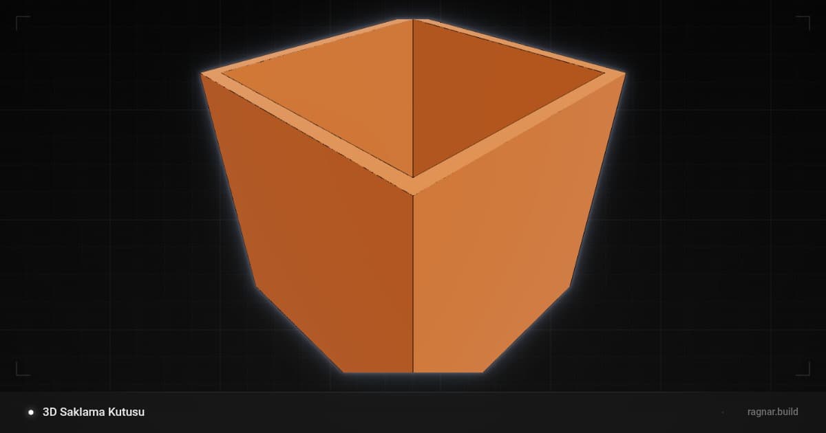 Open Wooden Box