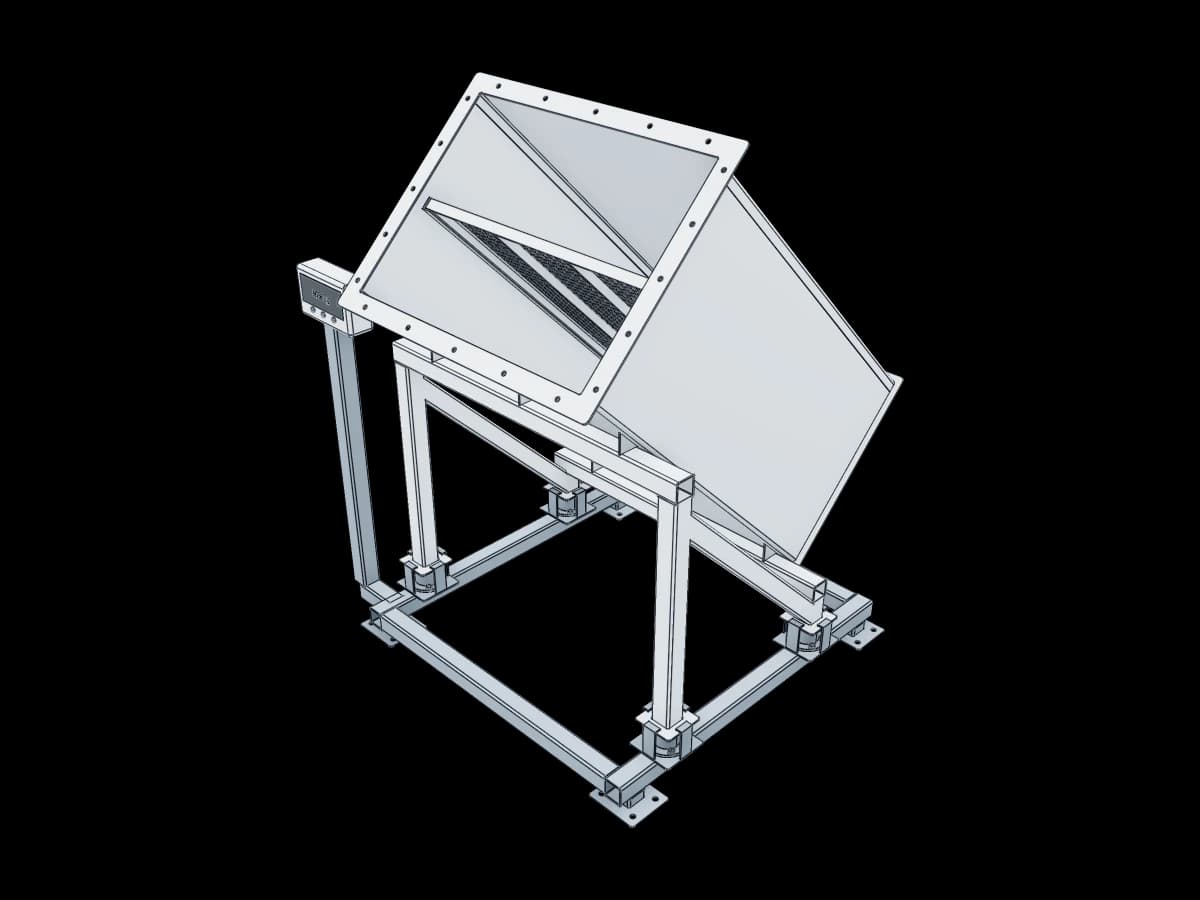Industrial Trash Intake Chute