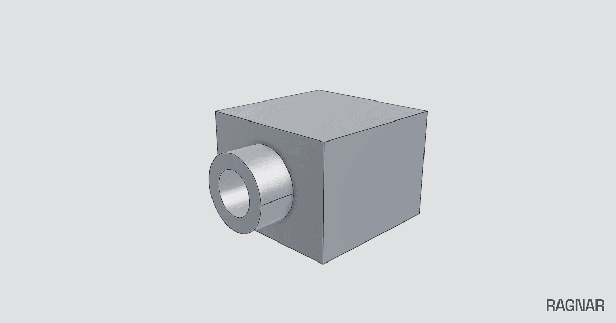 Hollowed Studded Block
