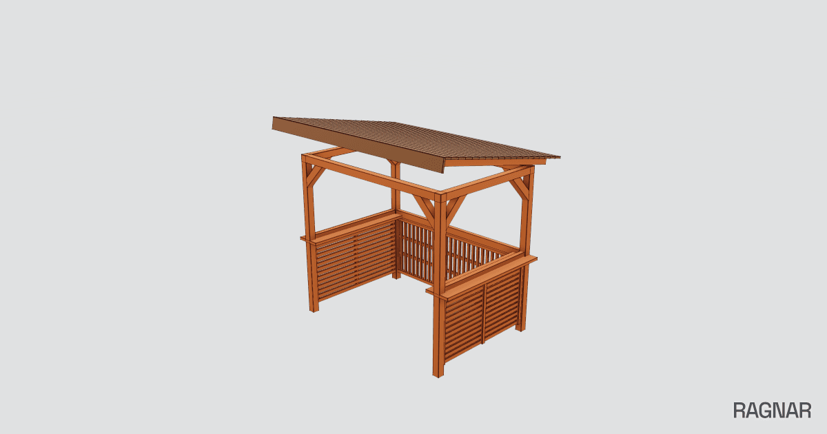 Garden BBQ Gazebo
