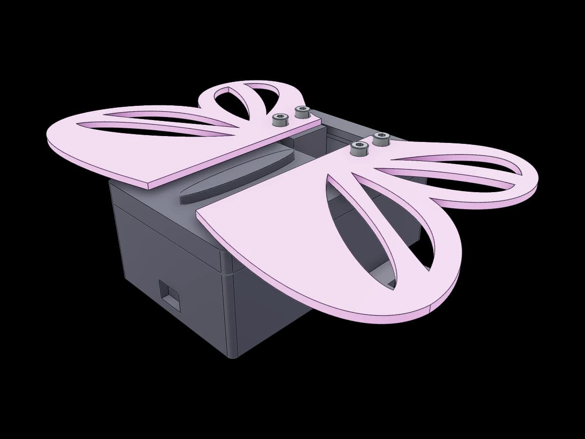 Motorized Butterfly Clip