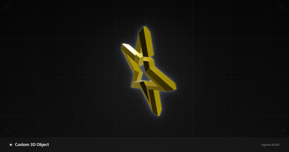 Custom 3D Object
