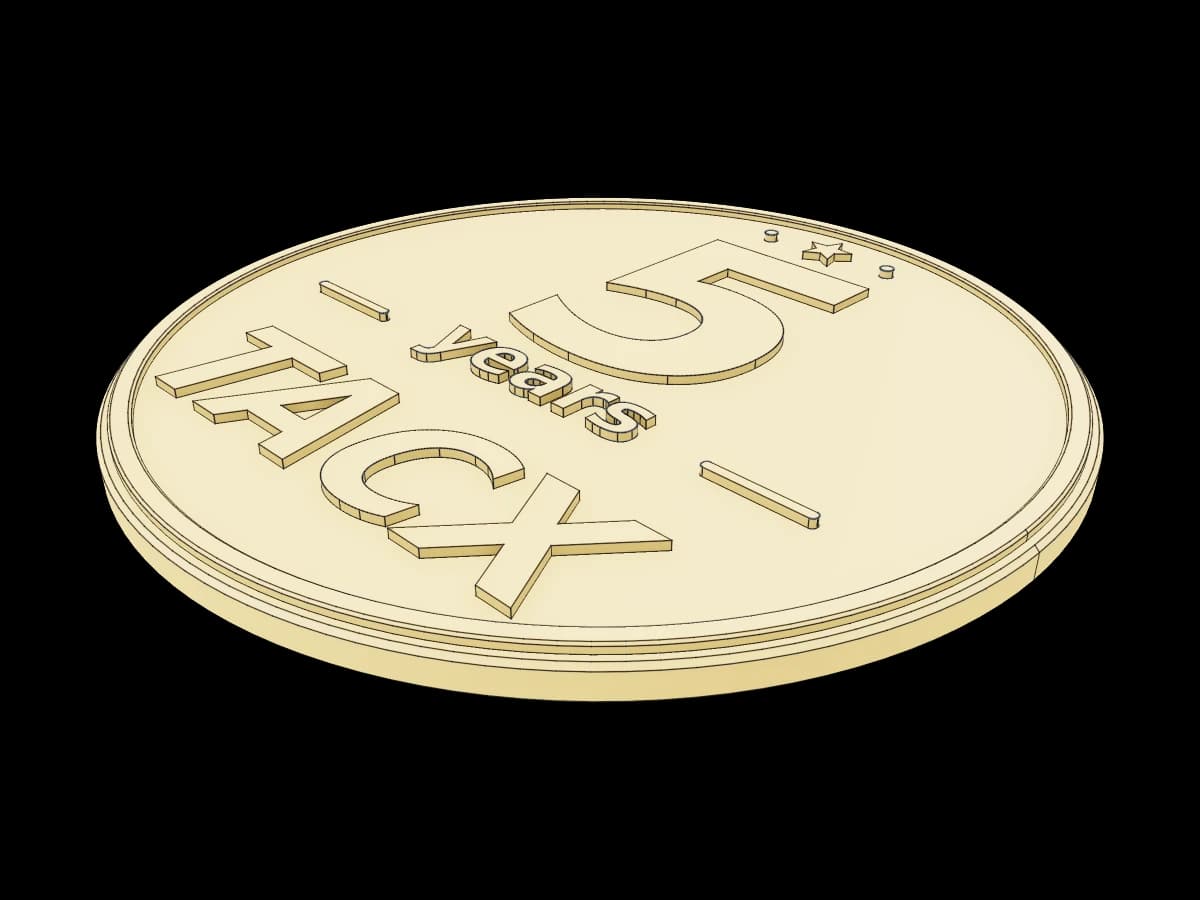 Tacx Five Years Medal