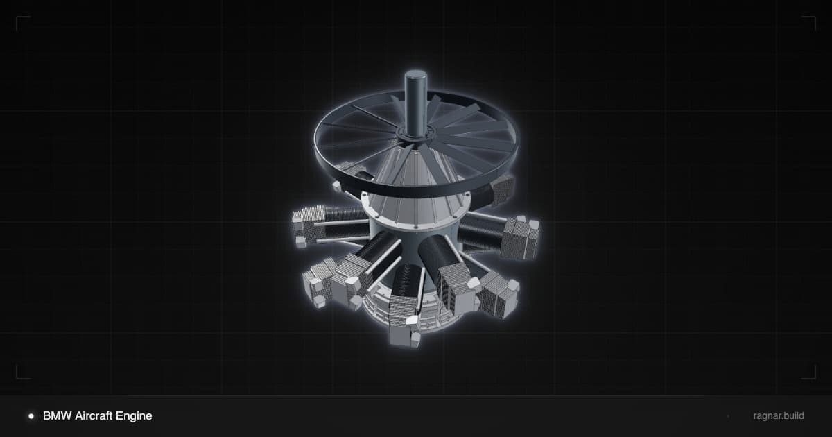 Radial Aircraft Engine
