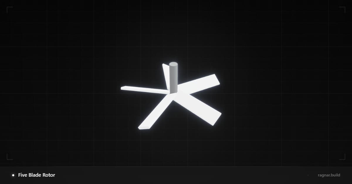 Five Blade Rotor