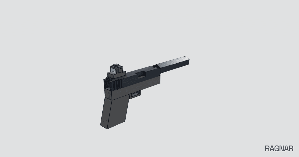 Retro Tactical Pistol