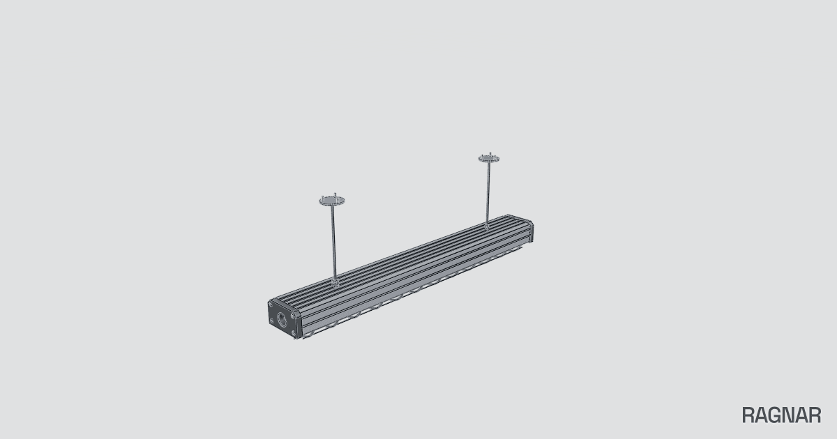 Industrial Ceiling Light