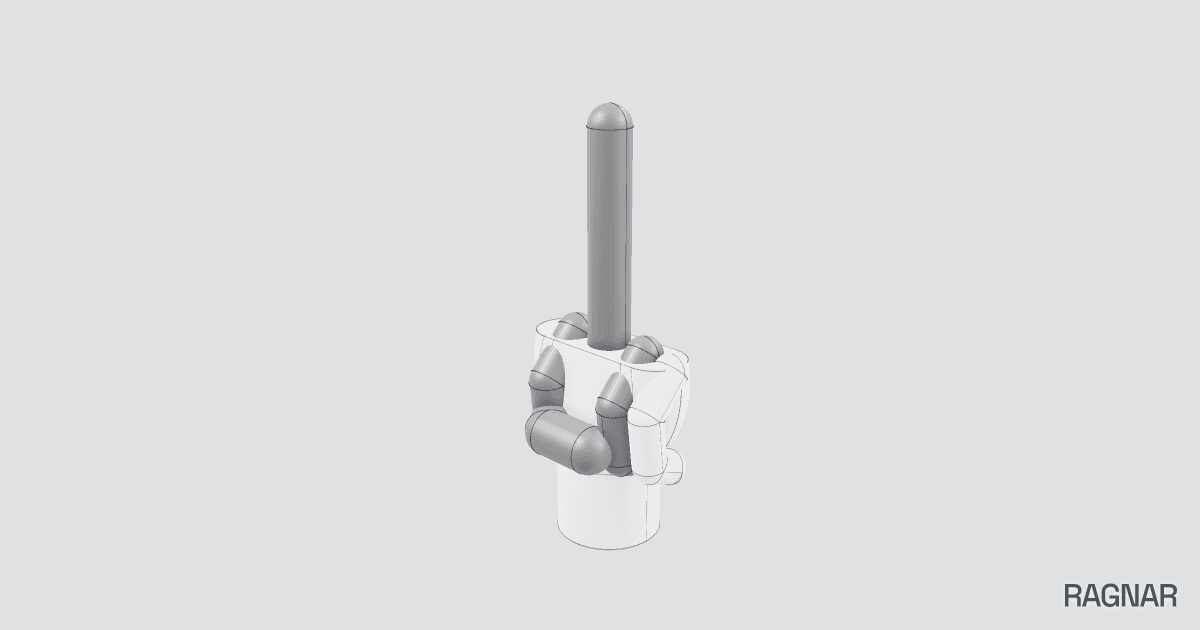 Middle finger model