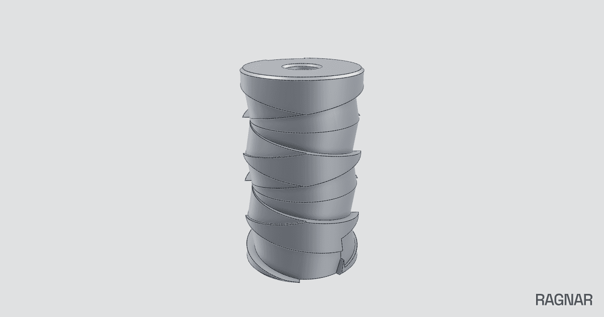 Thread winding drum