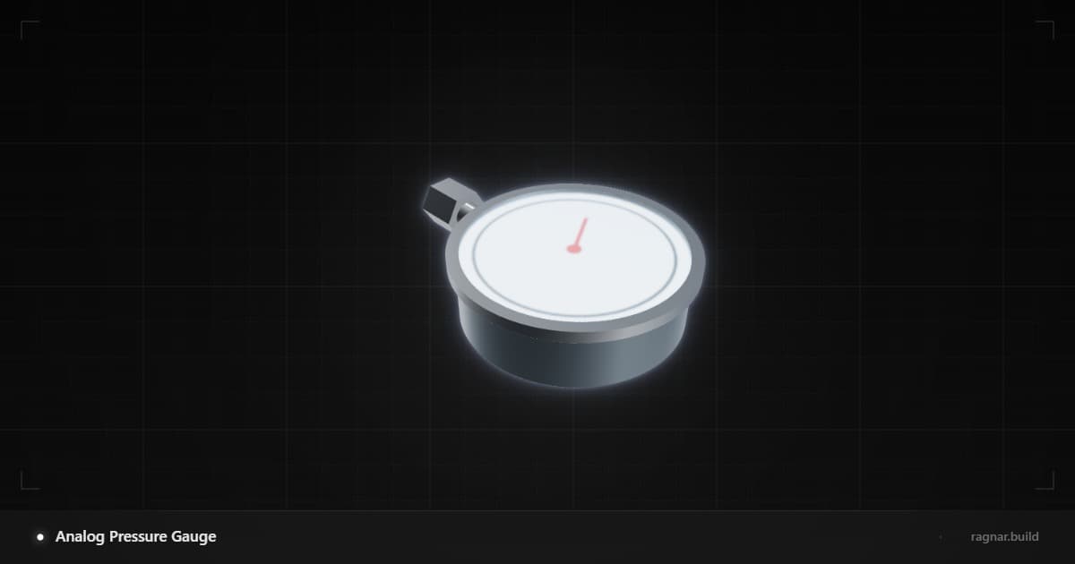 Analog Pressure Gauge