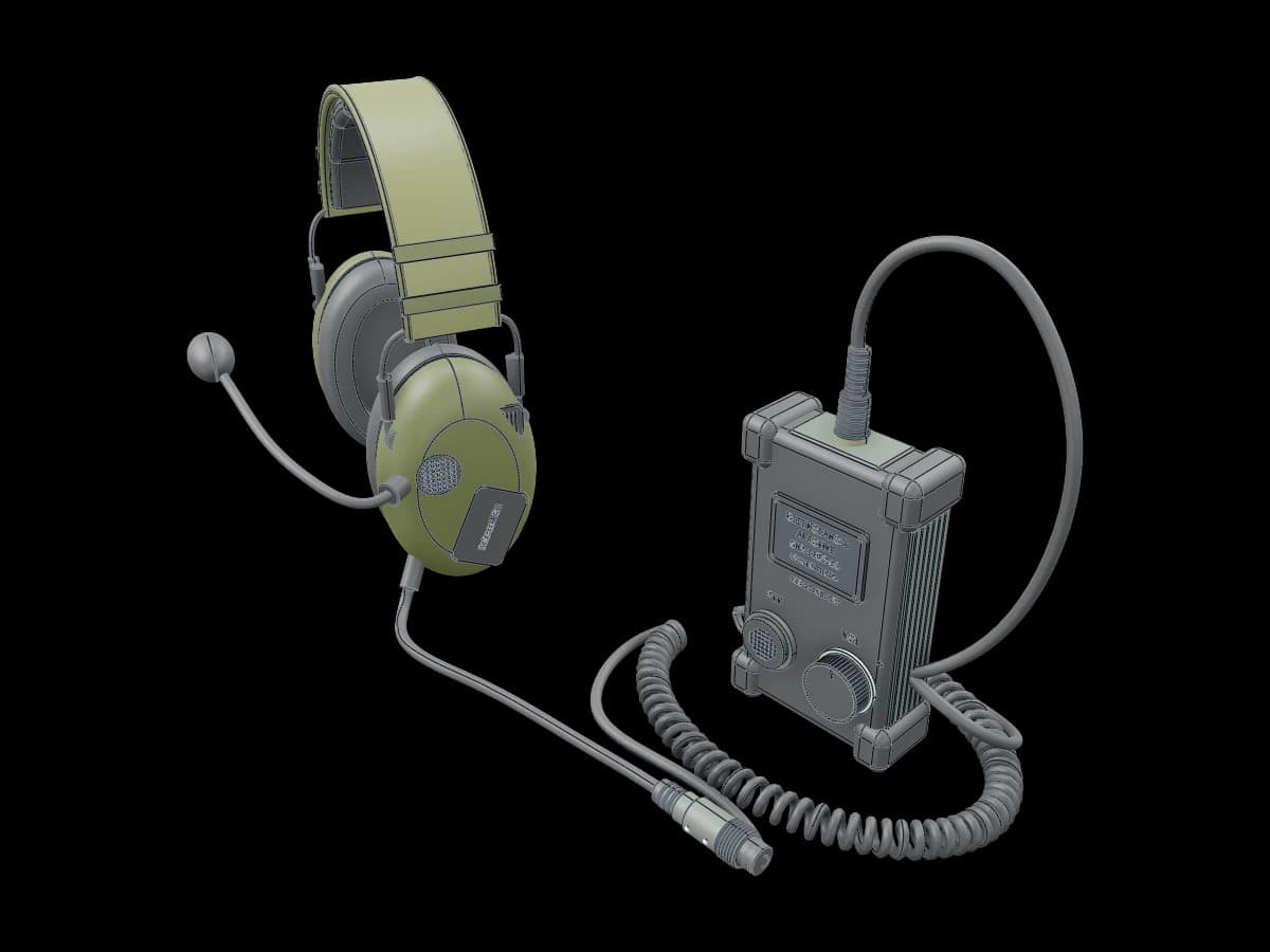 Tactical Headset with Controller